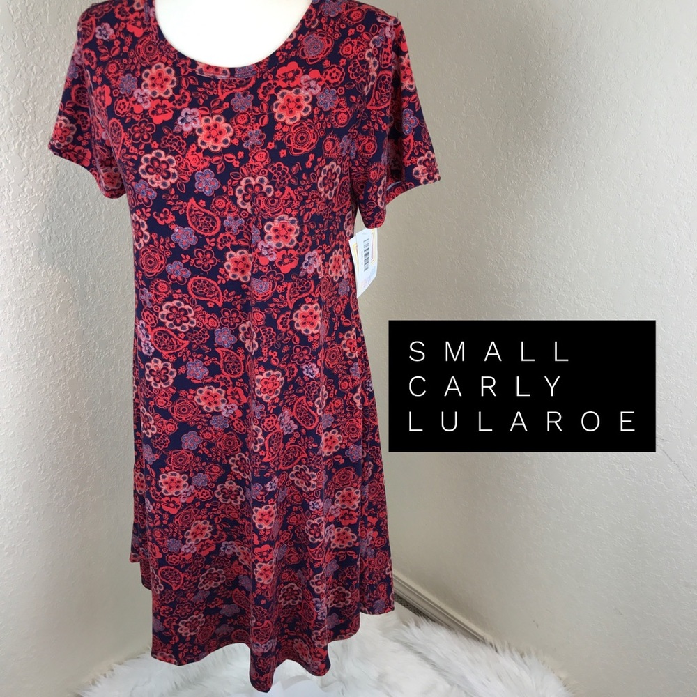 Lularoe Carly Dress - size small- Paisleys ❤️